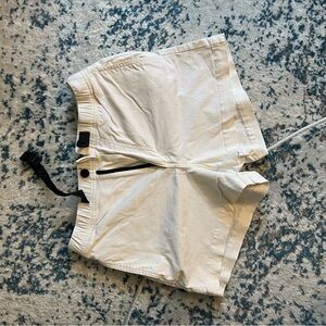 Topo designs women river shorts in cream, size small